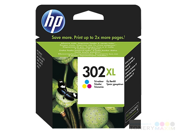 HP - HP originá HP F6U67AE Farebná No.302XL