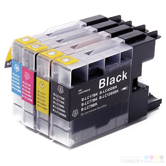 Brother - Náplne Brother LC-1280 XL - Multipack 4 alternatívnych náplní