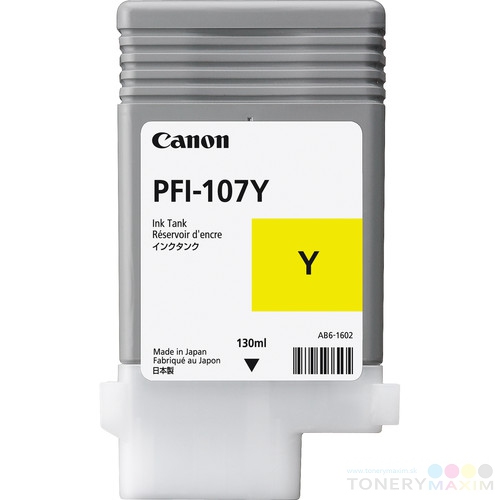 Canon - CANON Originál PFI-107Y yellow iPF 680/685/780/785 (130ml)