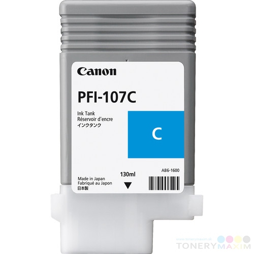 Canon - CANON Originál PFI-107C cyan iPF 680/685/780/785 (130ml)