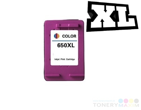 HP - Náplň HP CZ102AE no. 650 XL Color - renovovaná atramentová náplň