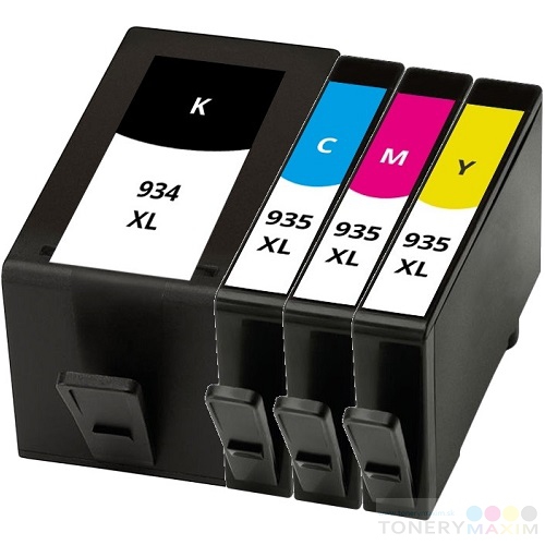 HP - Náplne HP 934XL - 935XL CMYK - Multipack 4 renovovaných náplní