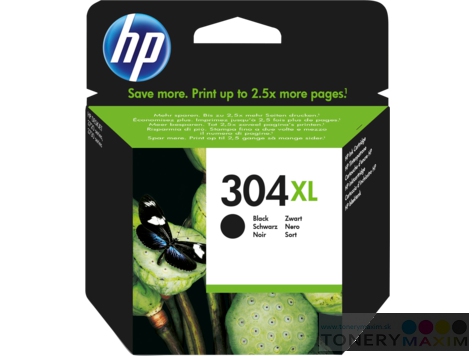 HP - Náplň HP N9K08AE no. 304 XL Black - originálna atramentová náplň