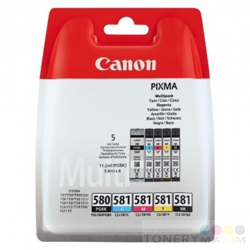Canon - Náplne CANON PGI-580PGBK + CLI-581 BK/C/M/Y PACK - originál