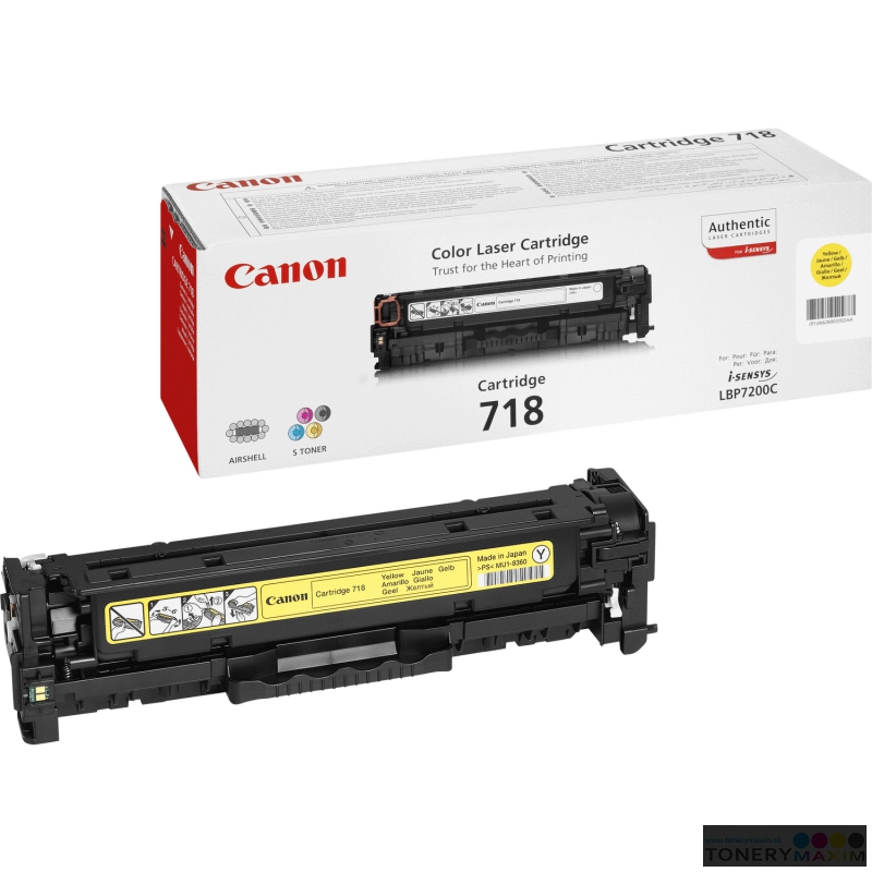 Canon - Toner Canon CRG-718 Yellow - originálny toner