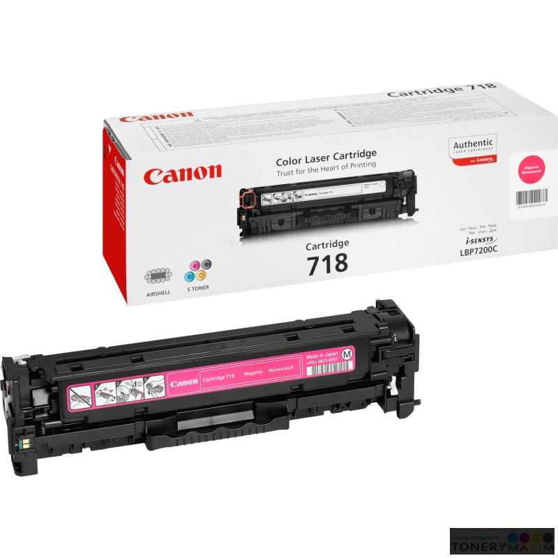 Canon - Toner Canon CRG-718 Magenta - originálny toner