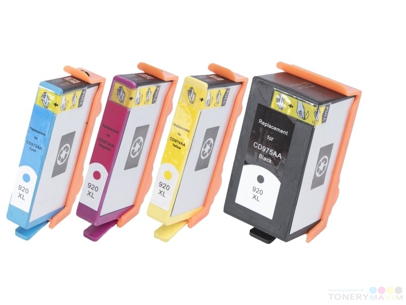 HP - Náplne HP 920 XL - Multipack 4 alternatívnych náplní