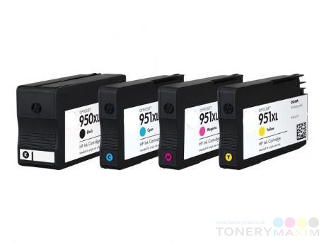 HP - Náplne HP 950XL - 951XL CMYK - Multipack 4 renovovaných náplní