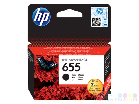 HP - HP Originál CZ109AE No.655 Čierna atramentová náplň - CZ109AE