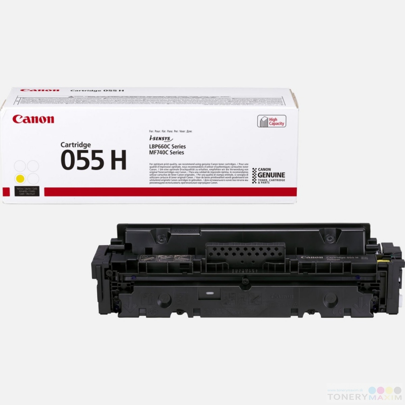 Canon - Toner Canon CRG-055H Yellow - originálny toner
