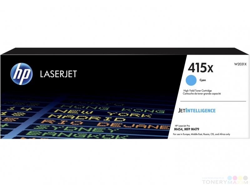 HP - Toner HP W2031X ( 415X ) Cyan - originálny toner
