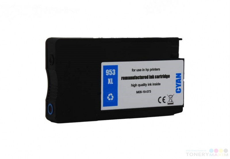 HP - Náplň HP F6U16AE no. 953 XL Cyan - renovovaná atramentová náplň