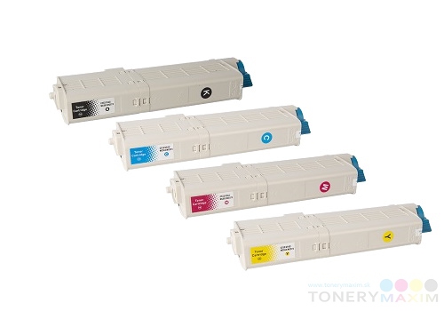 OKI - Tonery OKI C532 / C542 / MC563 / MC573 Multipack CMYK - štvorbalenie alternatívnych tonerov