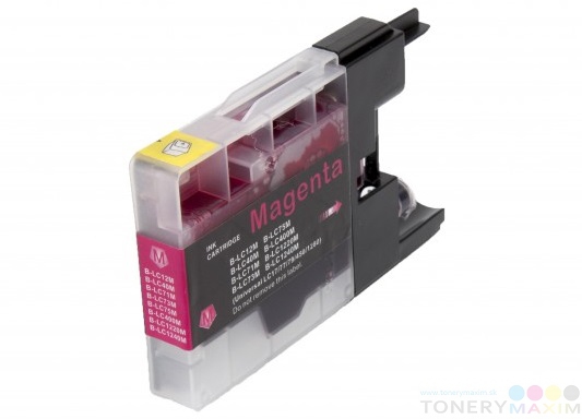Brother - Náplň Brother LC-1240 Magenta - alternatívna atramentová náplň