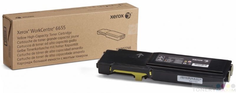 Xerox - Originál toner XEROX 106R02754 yellow WorkCentre 6655