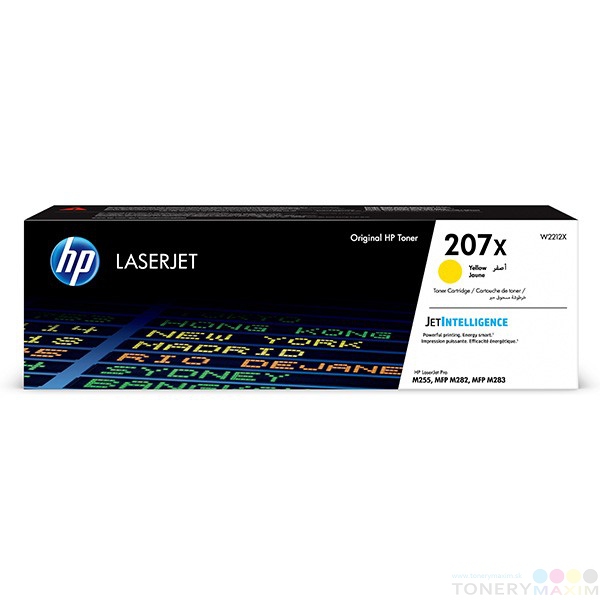 HP - Toner HP W2212X ( 207X ) yellow - originálny toner
