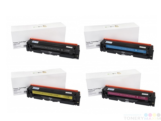 HP - Tonery HP CF540/1/2/3A ( 203A ) Multipack CMYK - štvorbalenie alternatívnych tonerov