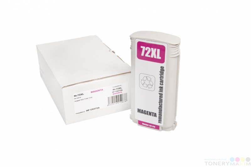 HP - Náplň HP 72 - C9372A MAGENTA PREMIUM 130 ml - renovovaná náplň