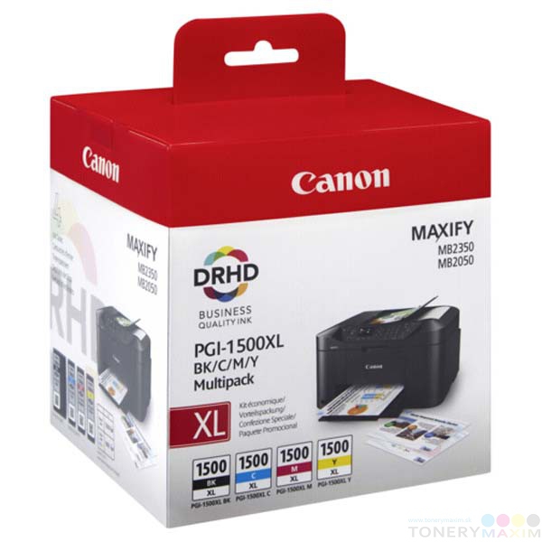 Canon - CANON Originál PGI-1500 BK/C/M/Y XL PACK MAXIFY MB2050/MB2350