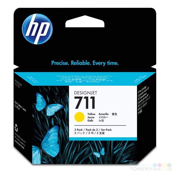 HP - HP Originál CZ132A No.711 Žltá