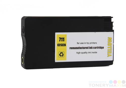 HP - Náplň HP CZ132A no. 711 XL yellow - renovovaná atramentová náplň