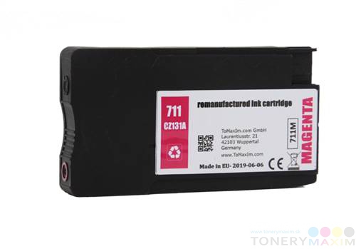 HP - Náplň HP CZ131A no. 711 XL magenta - renovovaná atramentová náplň