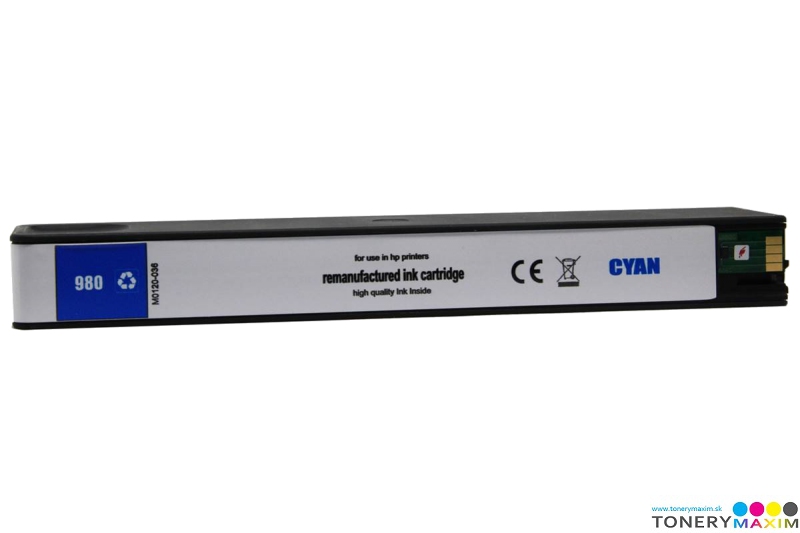 HP - Renovovácia HP 980 XL - D8J07A CYAN PREMIUM 110 ml - atramentová náplň