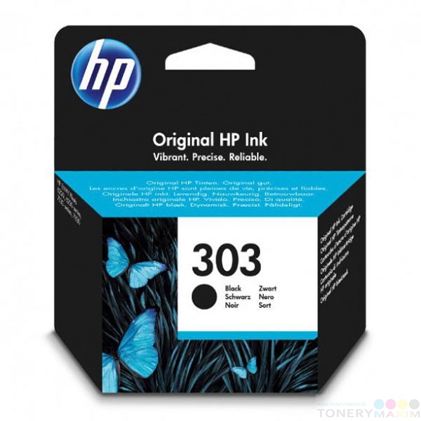 HP - HP Originál T6N02AE Čierna No.303