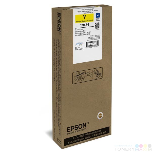 Epson - Náplň Epson T9454 Yellow C13T945440 38ml - originál