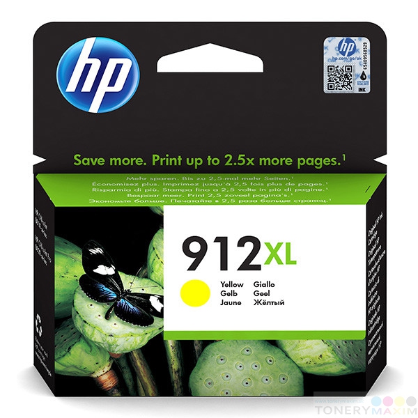 HP - Náplň HP 3YL83AE no. 912XL yellow - originálna atramentová náplň