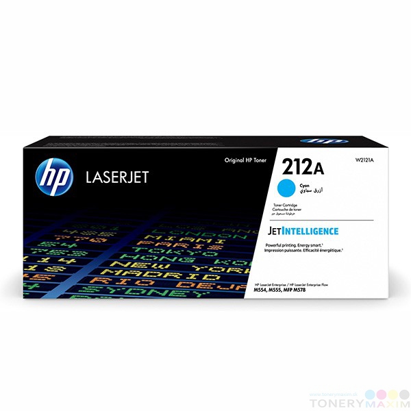 HP - Toner HP W2121A ( 212A ) cyan - originálny toner