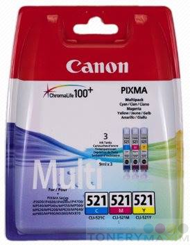 Canon - CANON Originál CLI-521 C/M/Y PACK MP 540/620/630/980, iP 3600/4600