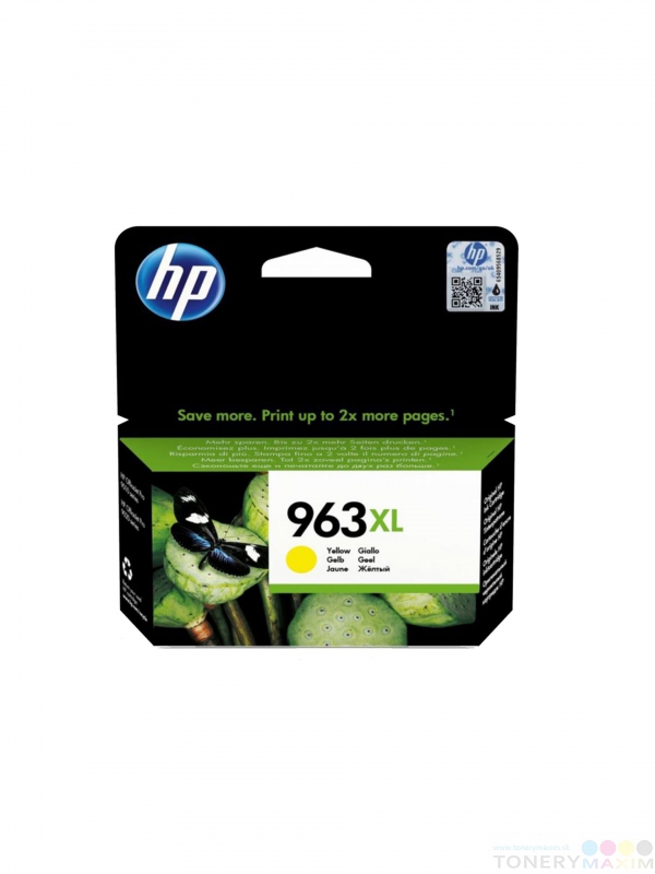 HP - Náplň HP 3JA29AE no. 963XL yellow - originálna atramentová náplň