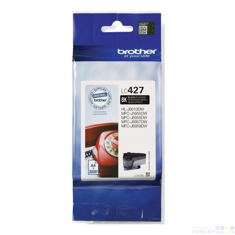 Brother - Náplň Brother LC-427 Black - originál