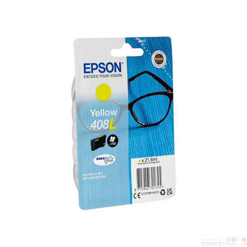 Epson - Epson 408L (T09K4) Yellow - originálna atramentová náplň