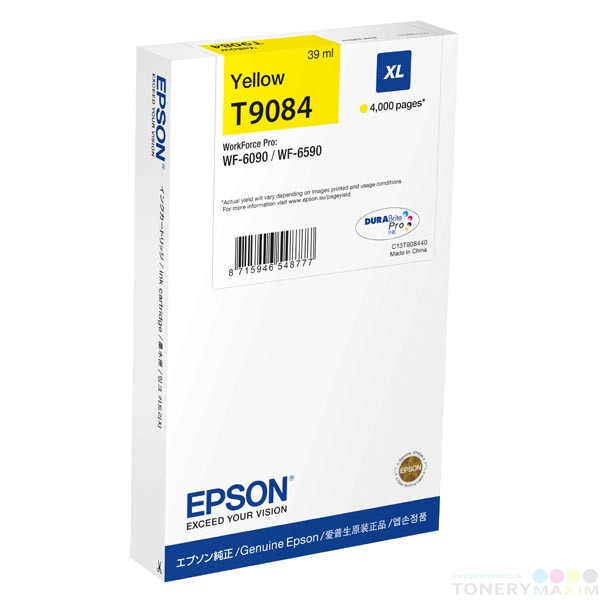 Epson - Náplň Epson T9084 XL (C13T908440) Yellow - originál