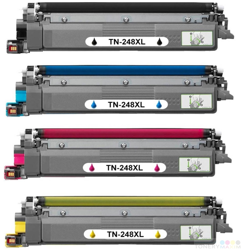 Brother - Tonery Brother TN-248 XL CMYK - štvorbalenie alternatívnych tonerov