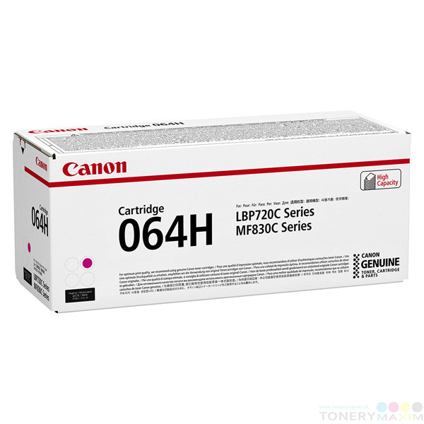 Canon - Toner Canon CRG-064H ( 4934C001 ) Magenta - originálny toner