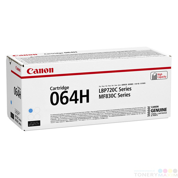 Canon - Toner Canon CRG-064H ( 4936C001 ) Cyan - originálny toner