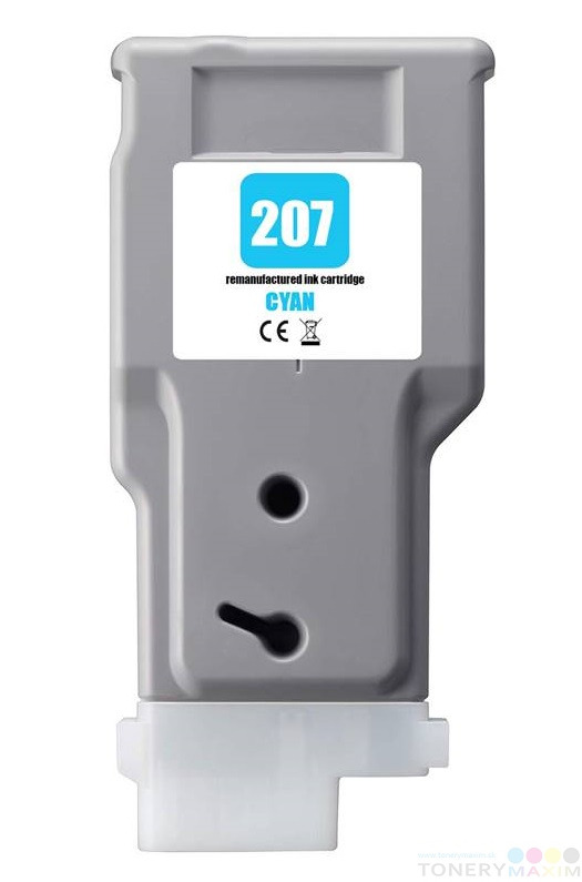 Canon - Náplň Canon PFI-207C Cyan - renovovaná náplň