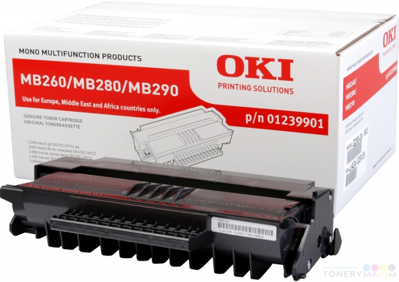 OKI - Toner OKI 01239901 - originálny toner pre OKI MB260/280/290