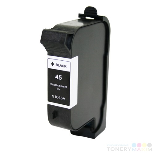 HP - Náplň HP 51645A no. 45 black - renovovaná atramentová náplň