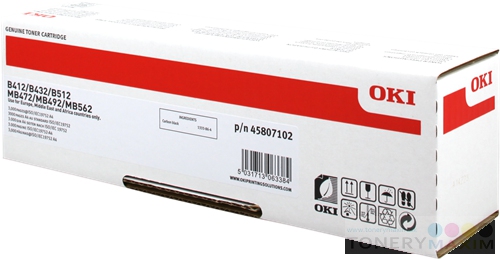 OKI - Toner OKI 45807102 - originálny toner pre OKI B412/432/512/MB472/492/562