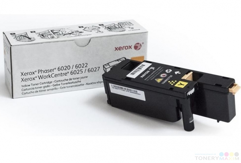 Xerox - Toner Xerox 106R02762 Yellow - originálny toner pre Xerox 6020 / 6025