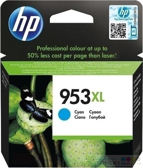 HP - Náplň HP F6U16AE no. 953XL Cyan - originálna náplň