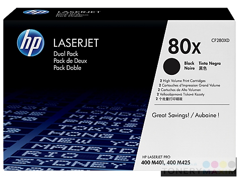 HP - Toner HP CF280XD ( 80XD ) DualPack - originálny toner