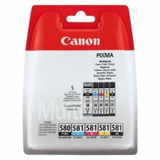 Náplne CANON PGI-580PGBK + CLI-581 BK/C/M/Y PACK - originál