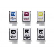 Náplne Canon PFI-120  - Multipack 6 renovovaných náplní