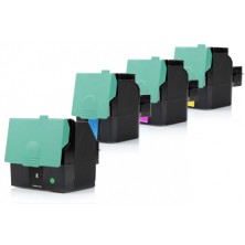 Tonery Lexmark X544 Multipack CMYK - štvorbalenie renovovaných tonerov