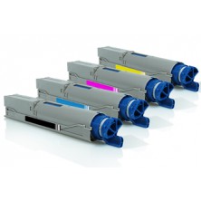 Tonery OKI C3520 Multipack CMYK - štvorbalenie alternatívnych tonerov